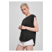 Women's Basic Shaped T-shirt in black