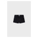 Detské rifľové krátke nohavice Mayoral čierna farba, jednofarebné