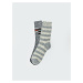 LC Waikiki 3-Pack Lcw Men's Striped Socks