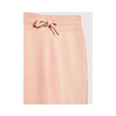 Calvin Klein Jeans Teplákové nohavice Monogram Embroidery IG0IG01076 Ružová Regular Fit