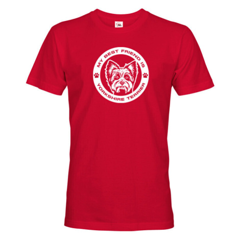 Pánské tričko Yorkshirský teriér - darček pre milovníkov psov