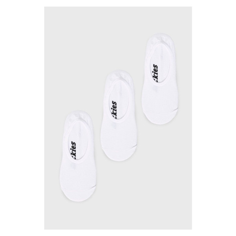 Ponožky Dickies (3-pack) DK0A4XJZWHX-WHITE, biela farba