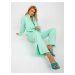 Mint three-piece tracksuit with top