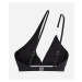 Plavky Karl Lagerfeld Karl Dna Sign One Shoulder Top Black