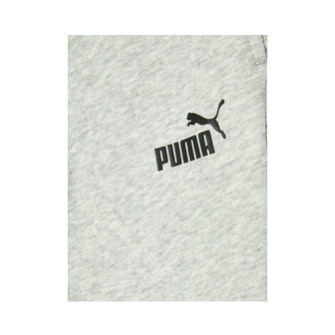 Puma Teplákové nohavice Ess 587037 Sivá Regular Fit