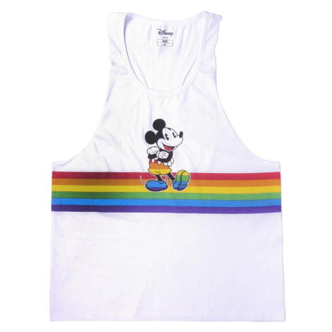 TRIČKO NA RAMIENKA Z JEDNODUCHÉHO JERSEY MATERIÁLU DISNEY PRIDE