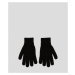 Rukavice Karl Lagerfeld K/Ikonik 2.0 Knit Ff Glove Čierna