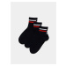 Sada troch párov tmavomodrých dámskych ponožiek FILA