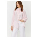 Trendyol Powder Frilly Chiffon Woven Shirt