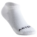 Detské nízke ponožky RS 100 na raketové športy 3 páry biele