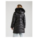 Calvin Klein Zimný kabát  čierna / biela