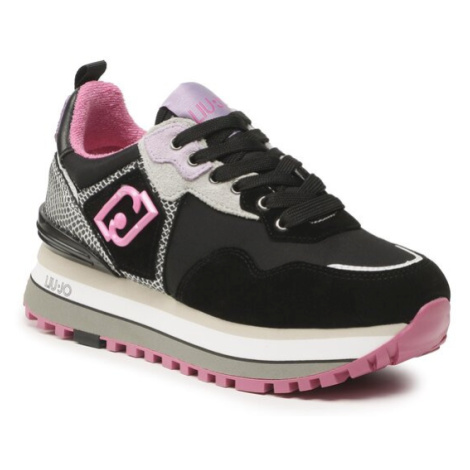 Liu Jo Sneakersy Maxi Wonder 01 BA3013 PX347 Čierna