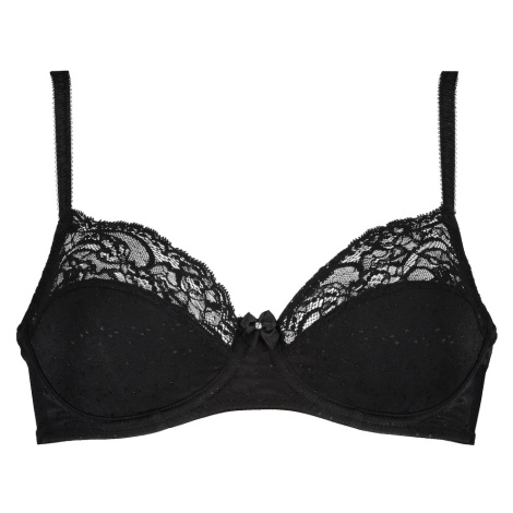 čierne vystužené a polovystužené podprsenky