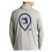 ADVENTER & FISHING UV HOODIE Pánske funkčné hooded UV tričko, sivá, veľkosť