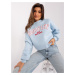 Light blue oversized hoodie