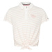 Tommy Jeans Polo tričko - TJW SUMMER FRONT TIE POLO biele