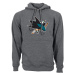 San Jose Sharks pánska mikina s kapucňou grey Core Logo Hood