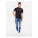 Guess Tričko M3BI64 KBXG1 Čierna Slim Fit