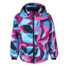 Dievčenská lyžiarska bunda COLOR KIDS Ski jacket AOP, AF 10.000, pink glo