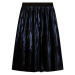 Dievčenská sukňa Karl Lagerfeld tmavomodrá farba, midi, áčkový strih