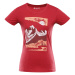 Women's cotton T-shirt ALPINE PRO ASP chilli variant pa