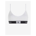 Biela dámska podprsenka Calvin Klein Underwear Unlined Bralette