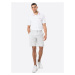 adidas Golf Športové nohavice  sivá / biela