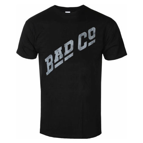 Tričko metal ROCK OFF Bad Company Slant Logo Čierna