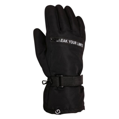 Lewro IKEF Detské lyžiarske rukavice, čierna, veľkosť