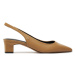 Tommy Hilfiger Sandále Th Mid Heel Slingback FW0FW08292 Kaki