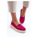 Suede women's loafers Fuchsia Filidia