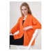 Bigdart 5862 Knitted Kimono - Orange