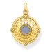 Thomas Sabo PE960-471-1 Gold-plated pendant with light blue enamel