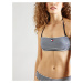 Tommy Jeans Bikinový top  námornícka modrá / jasne červená / biela