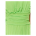 ViCOLO Večerné šaty TE0032 Zelená Regular Fit