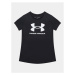 Under Armour Tričko Ua Sportstyle Logo Ss 1361182 Čierna Loose Fit