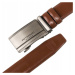 PETERSON HNEDÝ ELEGANTNÝ OPASOK SO STRIEBORNOU SPONOU PTN A006 BROWN