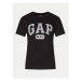 Gap Tričko 871344-05 Čierna Regular Fit