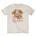 Queen Tričko Classic Crest Unisex Sand