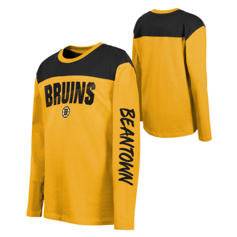 Boston Bruins detské tričko s dlhým rukávom Unbeaten Run Ls Crew Nk Tee