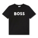 Boss Tričko J25P24 D Čierna Regular Fit