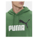 Puma Mikina Ess+ Col Big Logo 586765 Zelená Regular Fit