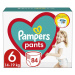 2x PAMPERS Pants Nohavičky plienkové jednorazové 6 (15 kg+) 84 ks - MEGA PACK