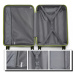 Zelený prémiový plastový kufor s TSA zámkom &quot;Majesty&quot; - veľ. M, L, XL