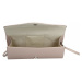 Elegantní lakovaná listová kabelka Leona - biela