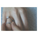 OLIVIE Strieborný prsteň pre zamilovaných 2176