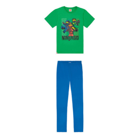 LEGO Detské pyžamo (Ninjago zelená/modrá) Lego Wear