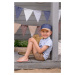 Detská bavlnená čiapka Jamiks béžová farba, jednofarebná