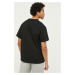 Bavlnené tričko Dickies DK0A4YAIBLK1-BLACK, čierna farba, s nášivkou
