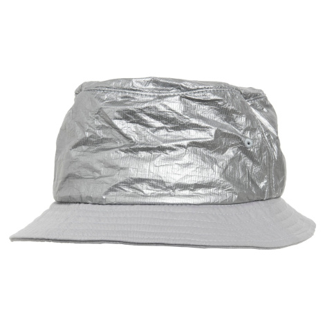 Pressed paper bucket silver hat